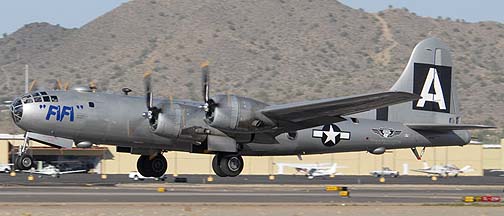 Boeing B-29 Superfortress Fifi N529B, Deer Valley, November 14, 2010